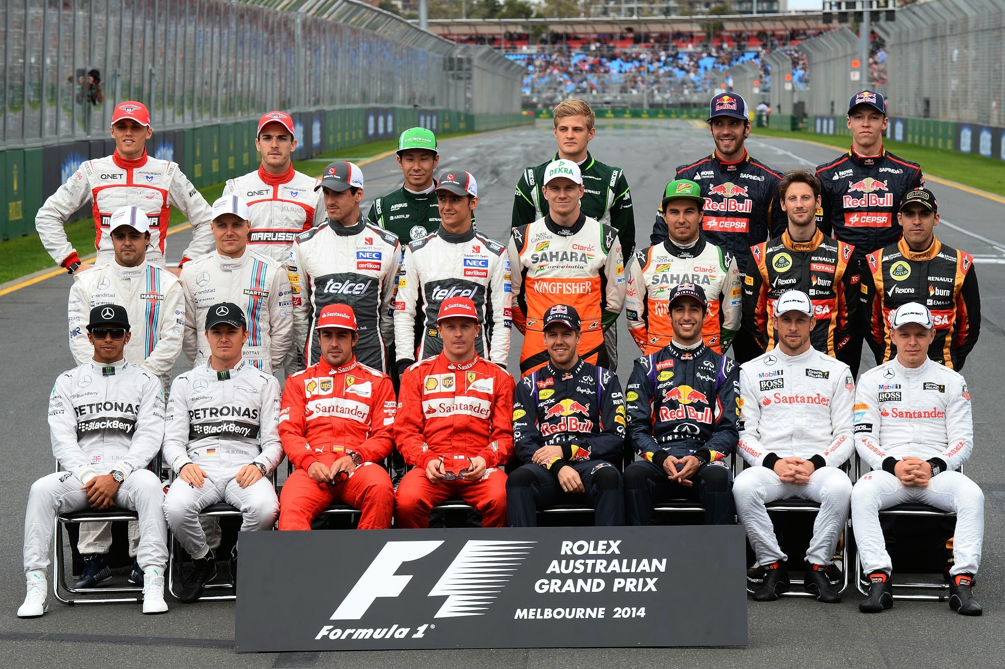 Foto Grupo G.P. de Fórmula 1